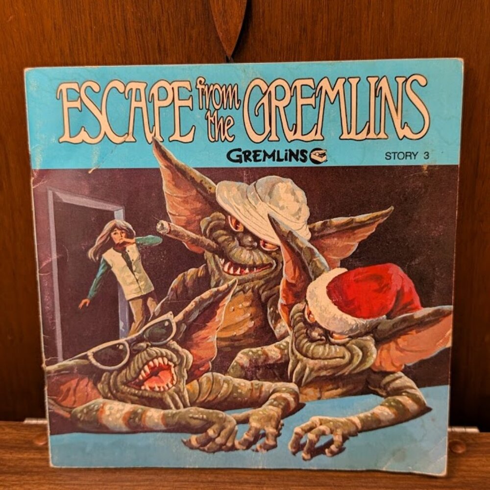 Set of 5 1984 Gremlins 7in. 33.5 RPM Record & Books - Picture 5 of 10